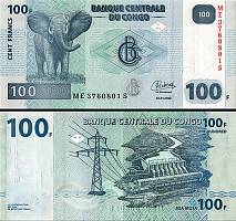 100 Frankov Kongo Dem.Rep. 2022, P98B UNC - Kliknutím na obrázok zatvorte -